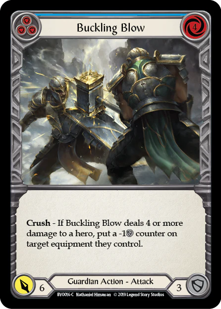 Buckling Blow (Blue)