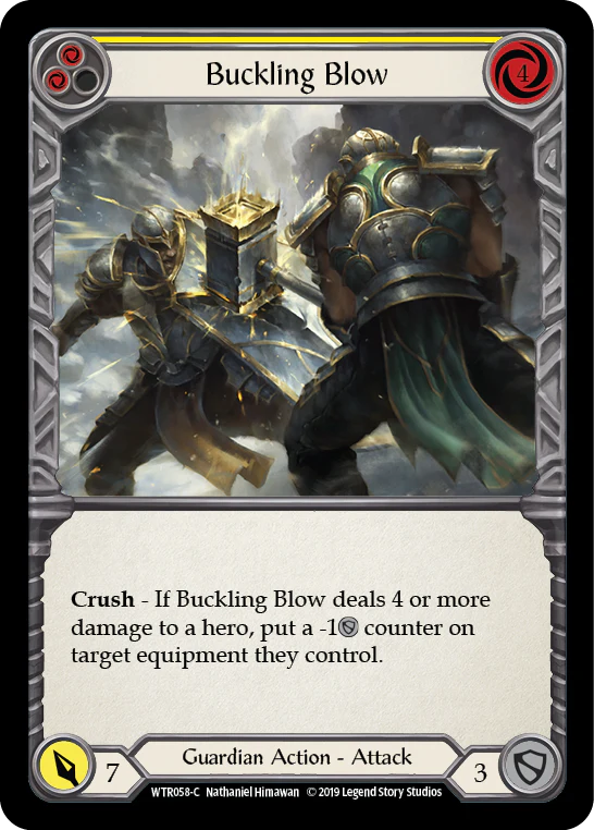 Buckling Blow (Yellow)