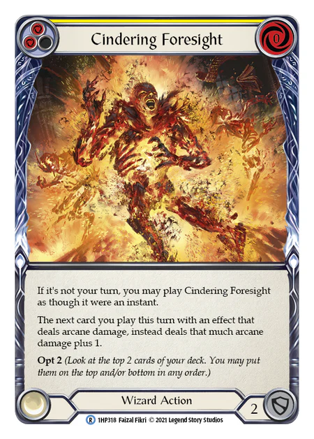 Cindering Foresight (Yellow)