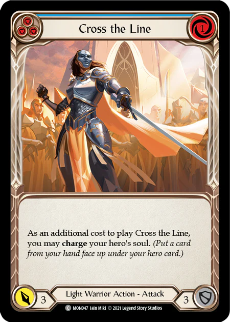 Cross the Line (Blue)