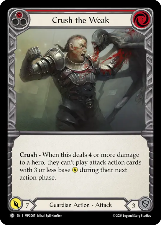 Crush the Weak (Red) - Image 3