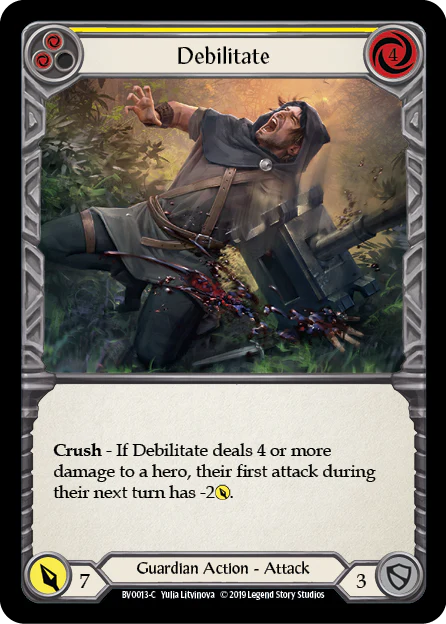 Debilitate (Yellow)