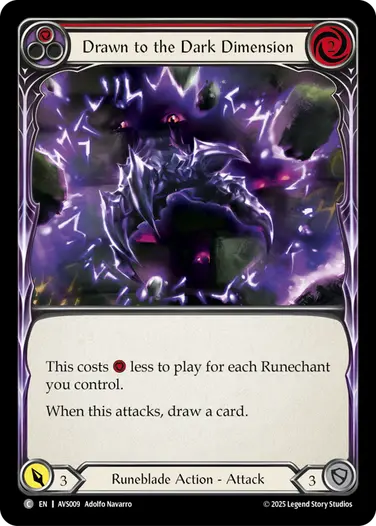 Drawn to the Dark Dimension (Red) - Image 2