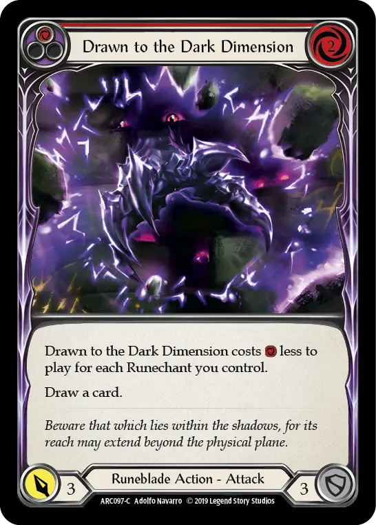 Drawn to the Dark Dimension (Red) - Image 3
