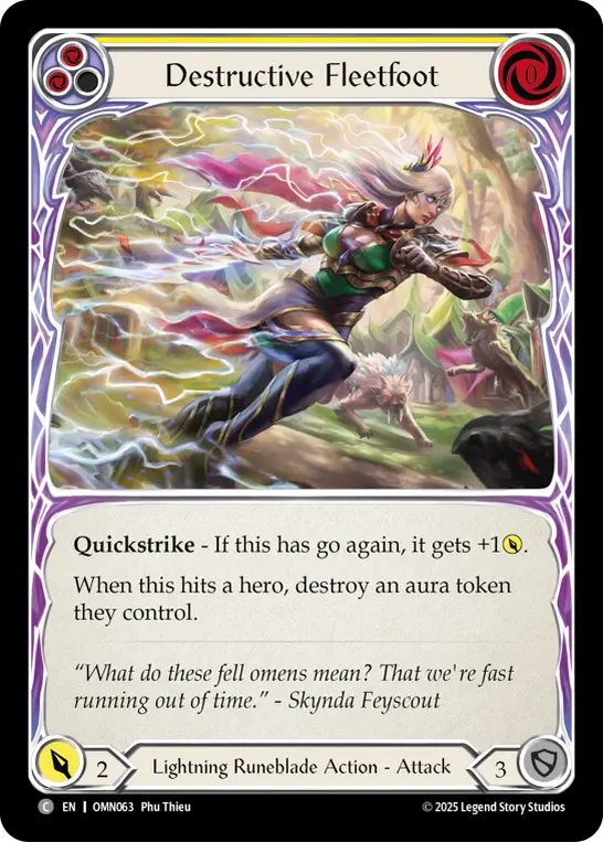 Destructive Fleetfoot (Yellow)