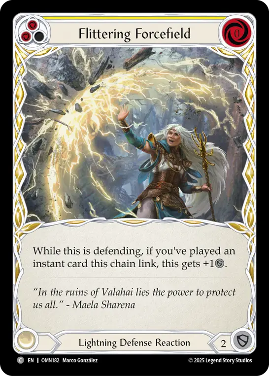 Flittering Forcefield (Yellow)