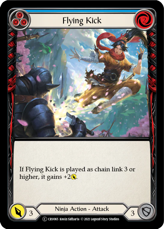 Flying Kick (Blue) - Image 2