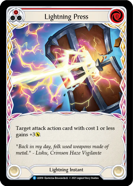 Lightning Press (Red)