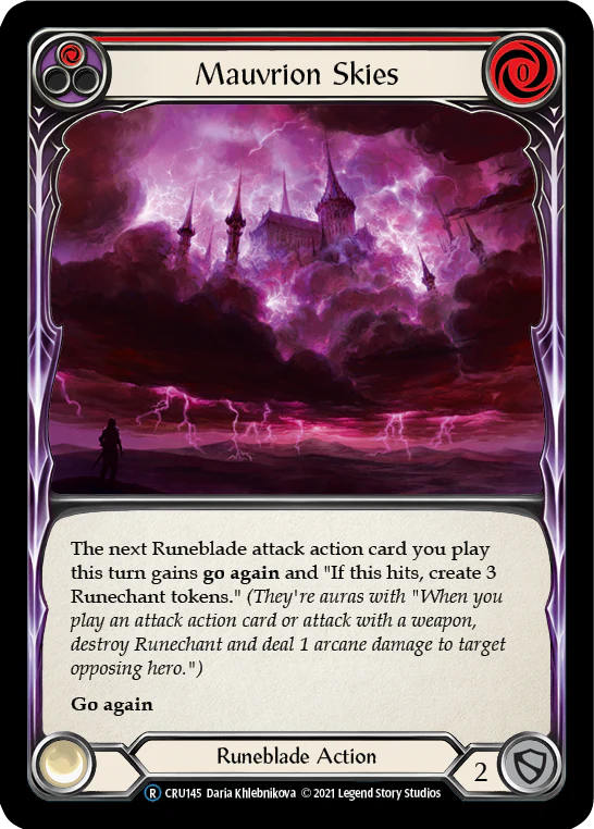 Mauvrion Skies (Red)