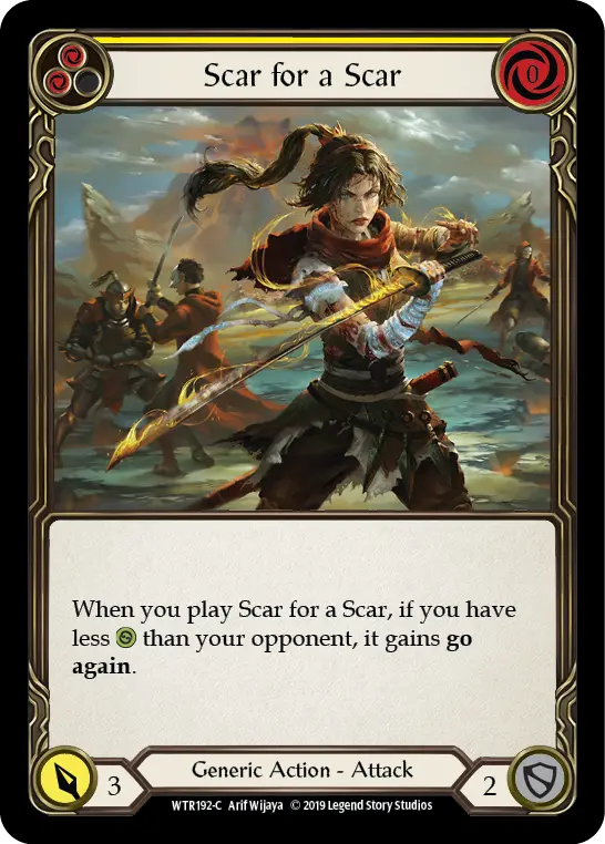 Scar for a Scar (Yellow) - Image 3