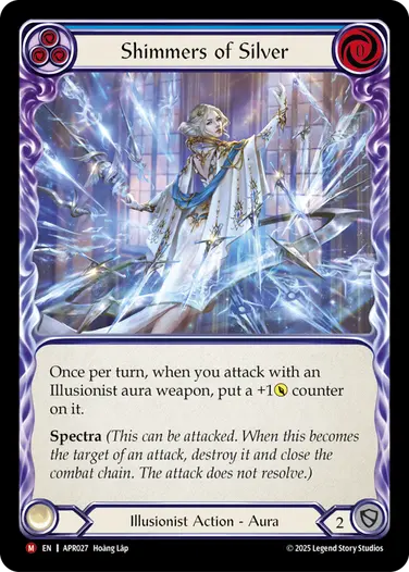Shimmers of Silver (Blue) - Image 3