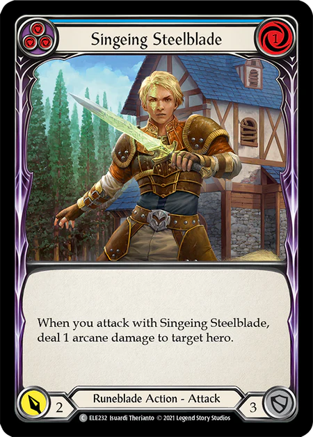 Singeing Steelblade (Blue)