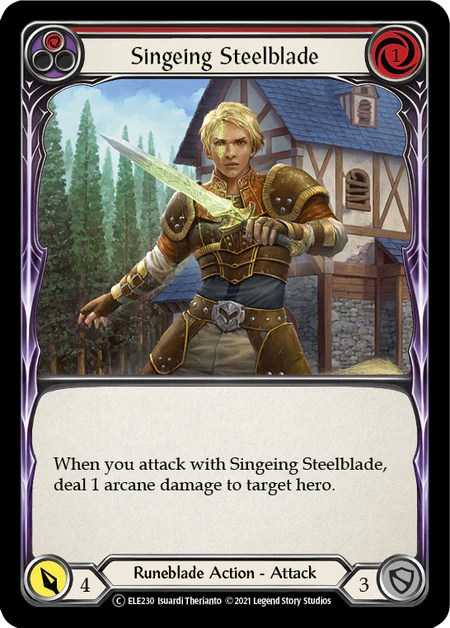 Singeing Steelblade (Red) - Image 2
