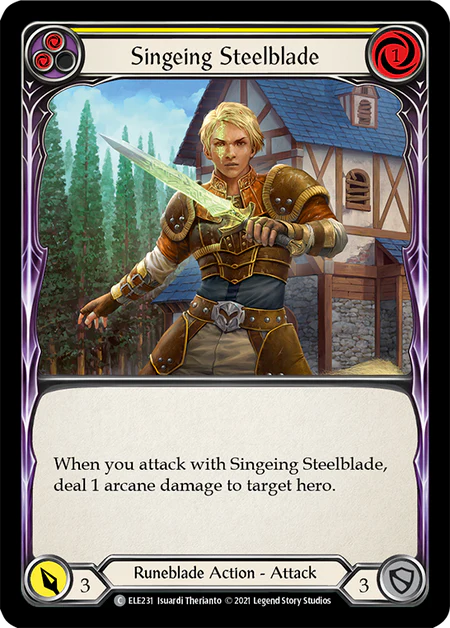 Singeing Steelblade (Yellow)
