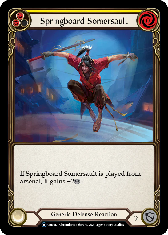 Springboard Somersault (Yellow)