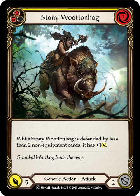 Stony Woottonhog (Yellow) - Image 2