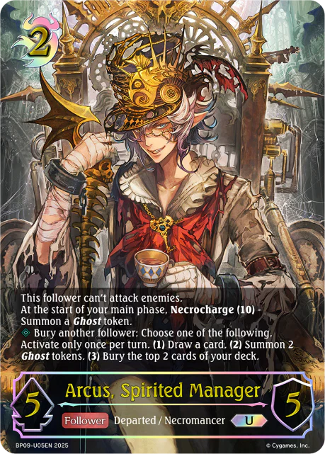 Arcus, Spirited Manager - Image 3