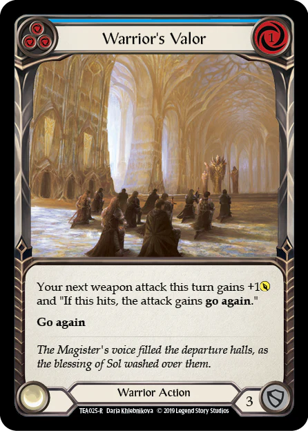 Warrior's Valor (Blue)