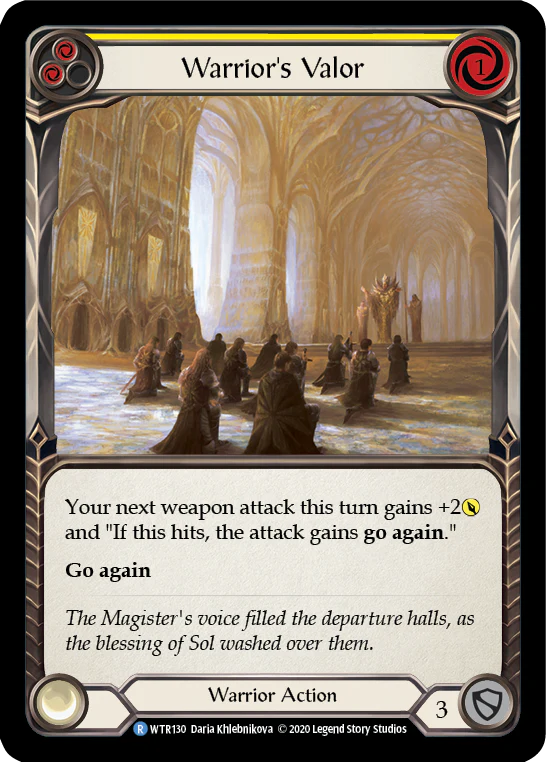 Warrior's Valor (Yellow) - Image 4